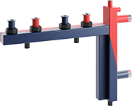 Multiple temperature zone hydraulic separator